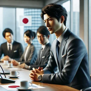 職場で影響力を発揮するための信頼感と一貫性を象徴するビジネスミーティングの様子。