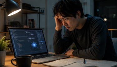 AIエージェント学習の環境構築で悩みながらAIツールを操作する日本人
