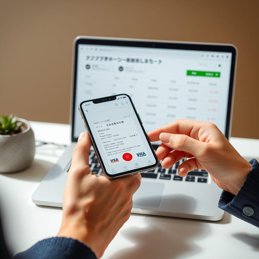 スマホでレシートを撮影し会計ソフトに自動で取り込むイメージ